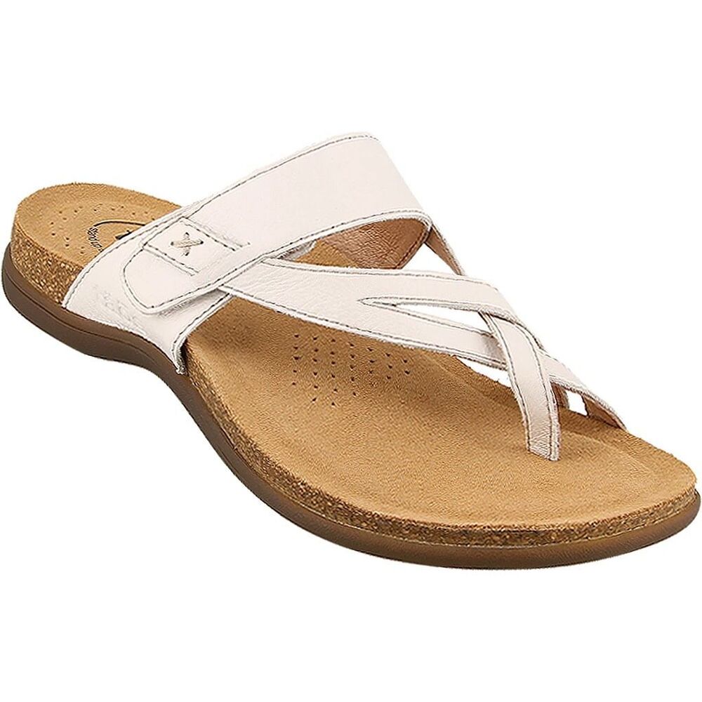 Taos Perfect Sandal In Stone Leather Slip On NIB Coastal, Summer, Vacation